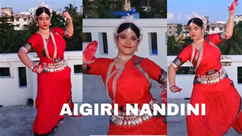 Aigiri Nandini Classical Dance Cover On Mahalaya Durga Stotram Hot