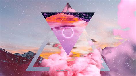 Landscape Scenery Using Geometric Shapes 4