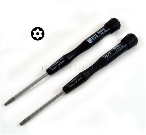 Torx T8 and T10 Screwdriver Set Xbox Console PS3 Slim Mod Security Tamper