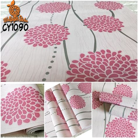 Jual Wallpaper Dinding Bermotif Stiker Dinding Cm X Meter Wallpaper