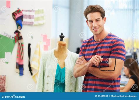 Male Fashion Designer In Studio Stock Images Image 29485204