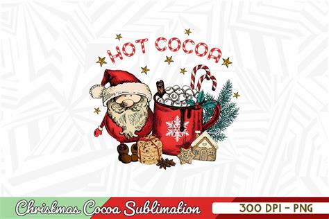 Hot Cocoa Merry Christmas Chocolate Graphic By Zanynoti Creative Fabrica