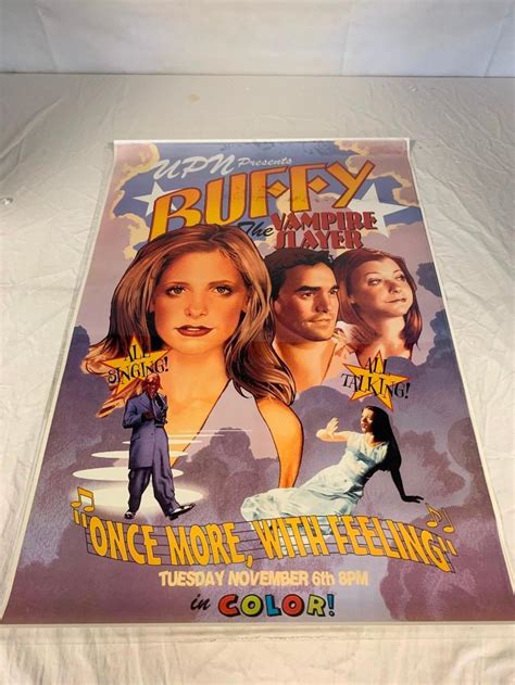 BUFFY THE VAMPIRE SLAYER TV Series UPN Poster | Proxibid