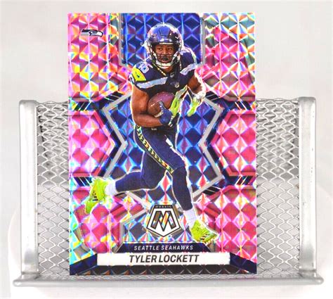 Mosaic Football Tyler Lockett Camo Pink Mosaic Seattle