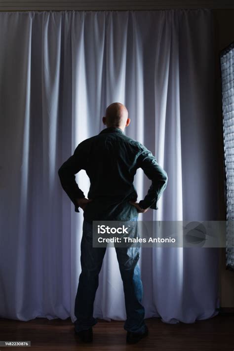 Standing Man Wearing Business Suit Studio Portrait Stock Photo ...