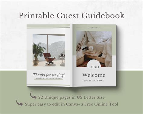 Airbnb Guest Book Template Airbnb Host Bundle Airbnb Etsy Australia