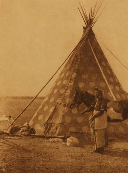 Blackfeet Pikuni Man 1926 Native American Teepee Native American Heritage Native