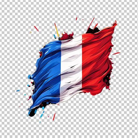 Bandeira Francesa Um Vetor De Desenho Animado De Arco Ris Em Png