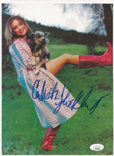 Calista Flockhart Real Hand Signed 8 5x11 Photo Jsa Coa Autographed