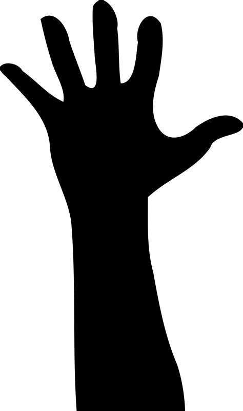 Hands Silhouette Transparent Png Clip Art Library