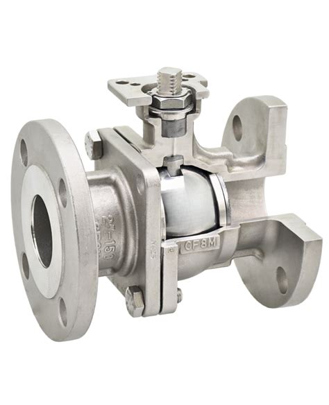 V 2FH Metal Seated 2 PC Flanged Ball Valve Valtec