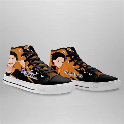 HOT Subaru Natsuki Re Zero Anime Canvas High Top Sneaker Express Your