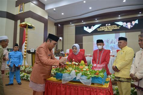 Penjagub Ismail Hadiri Rapat Paripurna HUT Ke 21 Kabupaten Pohuwato