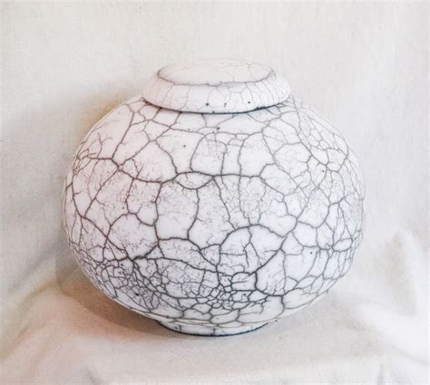 Medium Lidded Naked Raku By Jeffrey Perkins Art One Gallery Inc