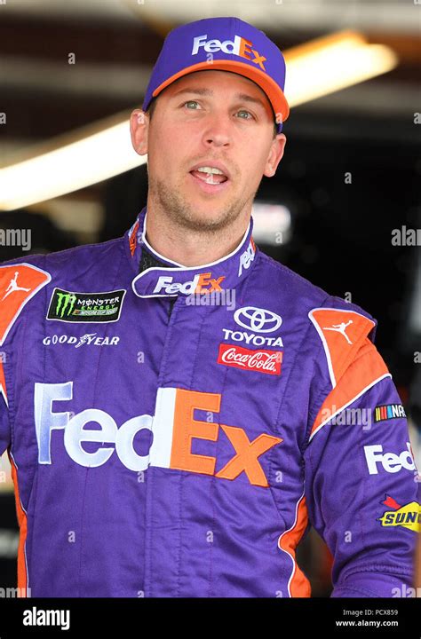 August 4 2018 Monster Energy NASCAR Cup Series Driver Denny Hamlin