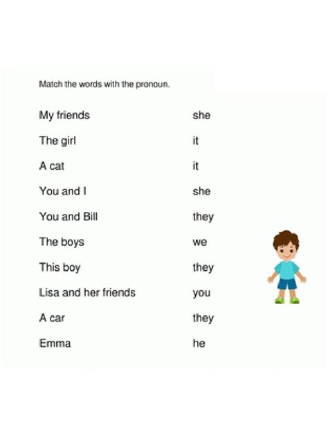 Nouns And Pronouns Worksheet Live Worksheets Worksheets Library