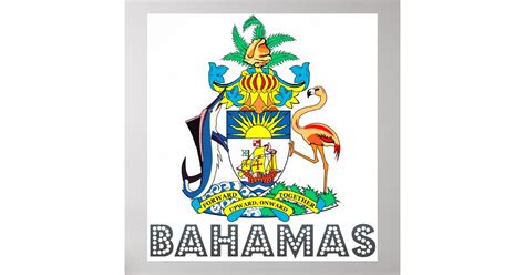 Bahamas Coat of Arms Poster | Zazzle