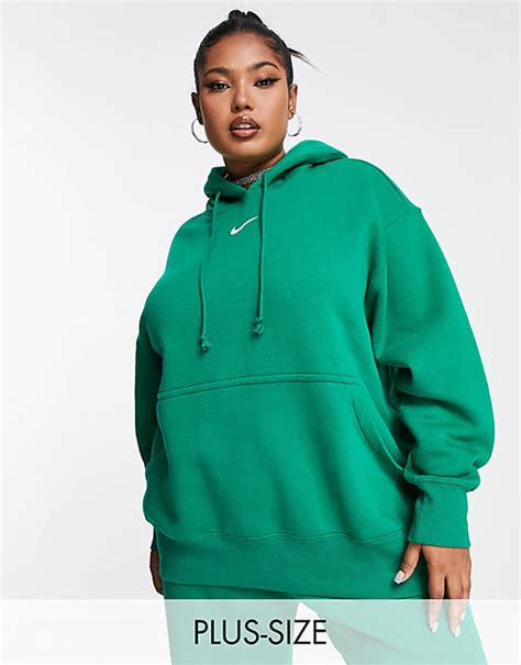 Nike Plus Sweat à Capuche Oversize à Enfiler Avec Petit Logo Virgule