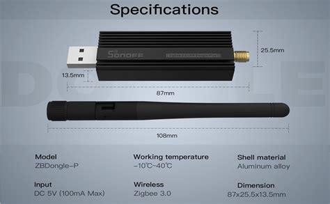 SONOFF Zigbee 3 0 USB Dongle Plus Gateway Universal Zigbee USB Gateway