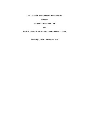 Fillable Online Mls Mlspa Ratify New Collective Bargaining Agreement