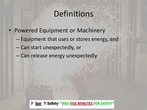 De Energization And Lockout Safety Reminder Training