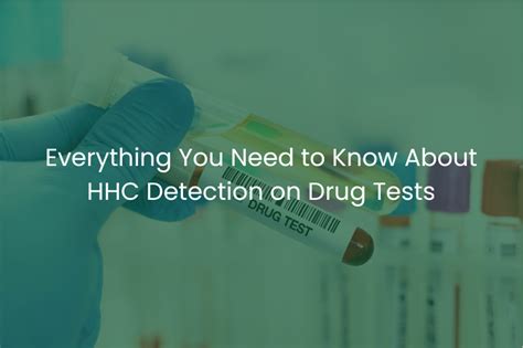 Everything You Need To Know About HHC Detection On Drug Tests