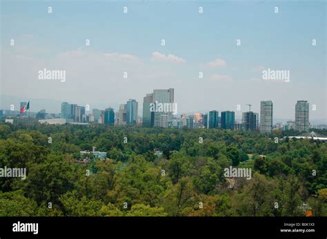 View to Mexico City skyline Stock Photo - Alamy