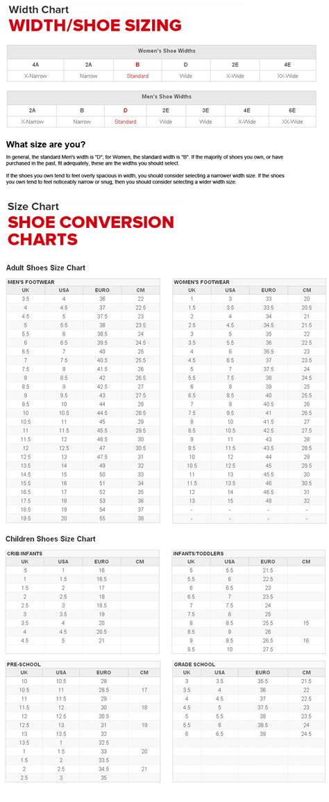 New Balance Size Conversion Chart