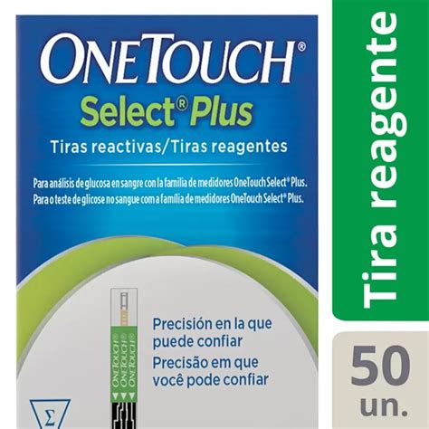 Tiras Reagentes One Touch Select Plus Unidades