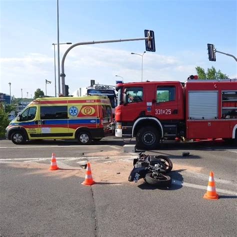 Śmiertelny wypadek w Bielsku Białej Nie żyje motocyklista Dziennik