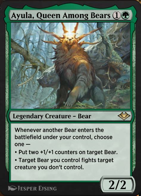 Ayula Queen Among Bears · Modern Horizons Mh1 155 · Scryfall Magic