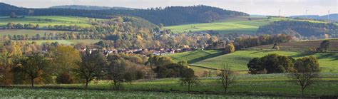 Wohra Ot Von Wohratal In Der Herbstsonne Etwa In Der Bil Flickr