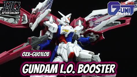 P Bandai Hg Gundam L O Booster Review Gundam Wing Dual Story G Unit