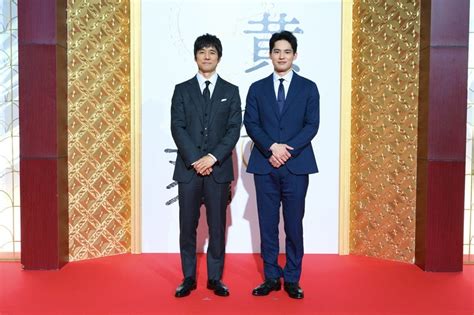 テレ朝post 西島秀俊＆水上恒司、記者会見に登場！“東洋の時計王”の壮年期と青年期を演じ分ける＜黄金の刻＞