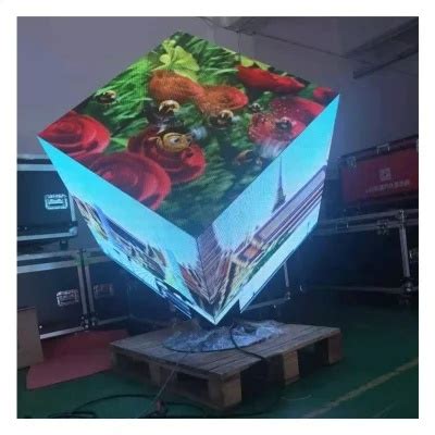 Indoor P Led Advertising Display Screen Cubic Led Display Screen