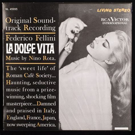 Vintage Vinyl Nino Rota La Dolce Vita S Italian Classic Cinema