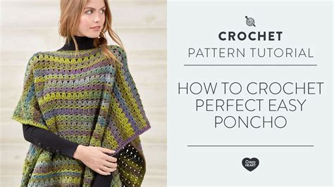 How To Crochet Perfect Easy Poncho Youtube