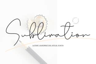 Sublimation Font By Creatype Designer Creative Fabrica