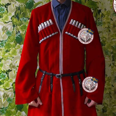 Black Cossack Chokha Traditional Coat Men S Dress Costume Etsy