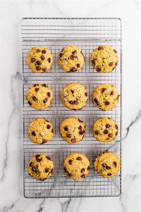 Zucchini Chocolate Chip Muffins Oh My Veggies Karinokada