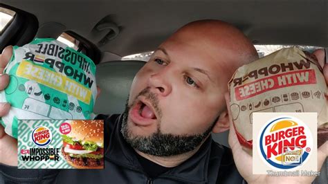 Burger Kings Impossible Whopper Vs The Og Whopper Youtube