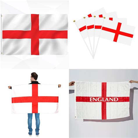 5x3 3x2 8x5ft England Flag Hand Waver Flag St George Football Flags