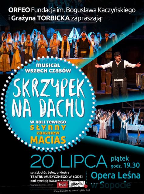 Skrzypek Na Dachu Sopot 2018 07 20 19 30 27164 Bilety Online