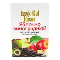 Сок issyk-kul Juices Яблочно Виноградный Нектар Натуральный 3л Кор ...