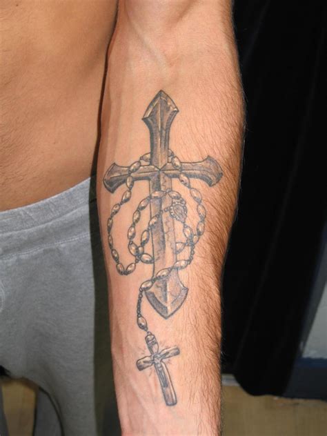 Cross Forearm Tattoos