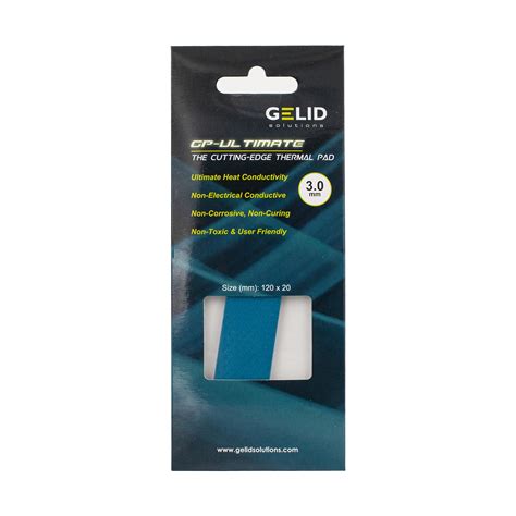 Термопрокладка Gelid GP-Ultimate 120X20mm толщина 3 (15 вт/мк) купить в ...
