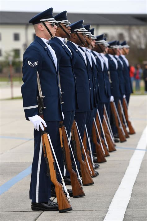 DVIDS Images AF Honor Guard Drill Team Builds New Routine Bonds