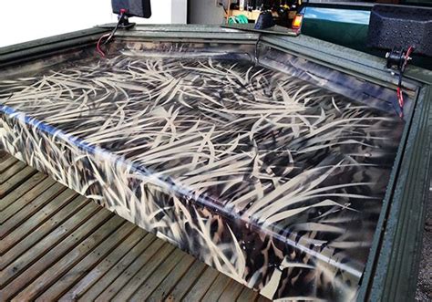 how to paint aluminum boat camo - Jerrod Hayden