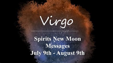 Virgo Sun Rising Sign Spirits New Moon Guidance July Th August