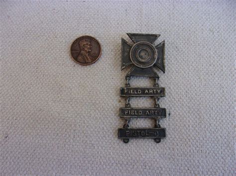 Preearly Ww2 Us Army Sharpshooter Badge Bb And B Mfg Sterling